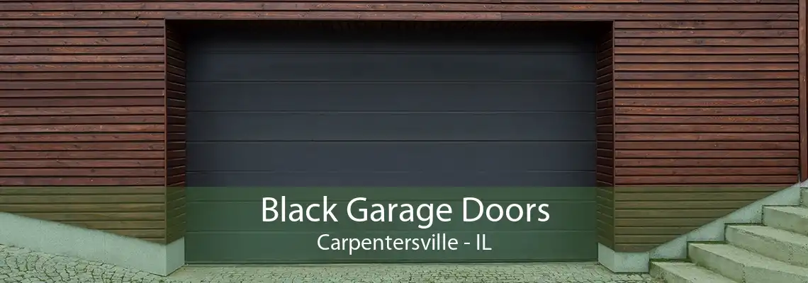 Black Garage Doors Carpentersville - IL