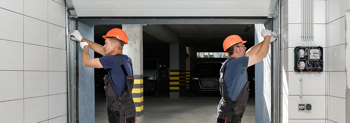 Wooden Garage Door Frame Repair in Carpentersville, Illinois